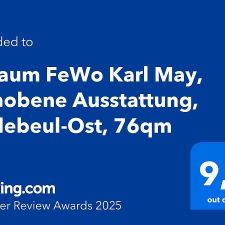 3 Raum Fewo Karl May, Gehobene Ausstattung, Radebeul-Ost, 76Qm Exterior foto